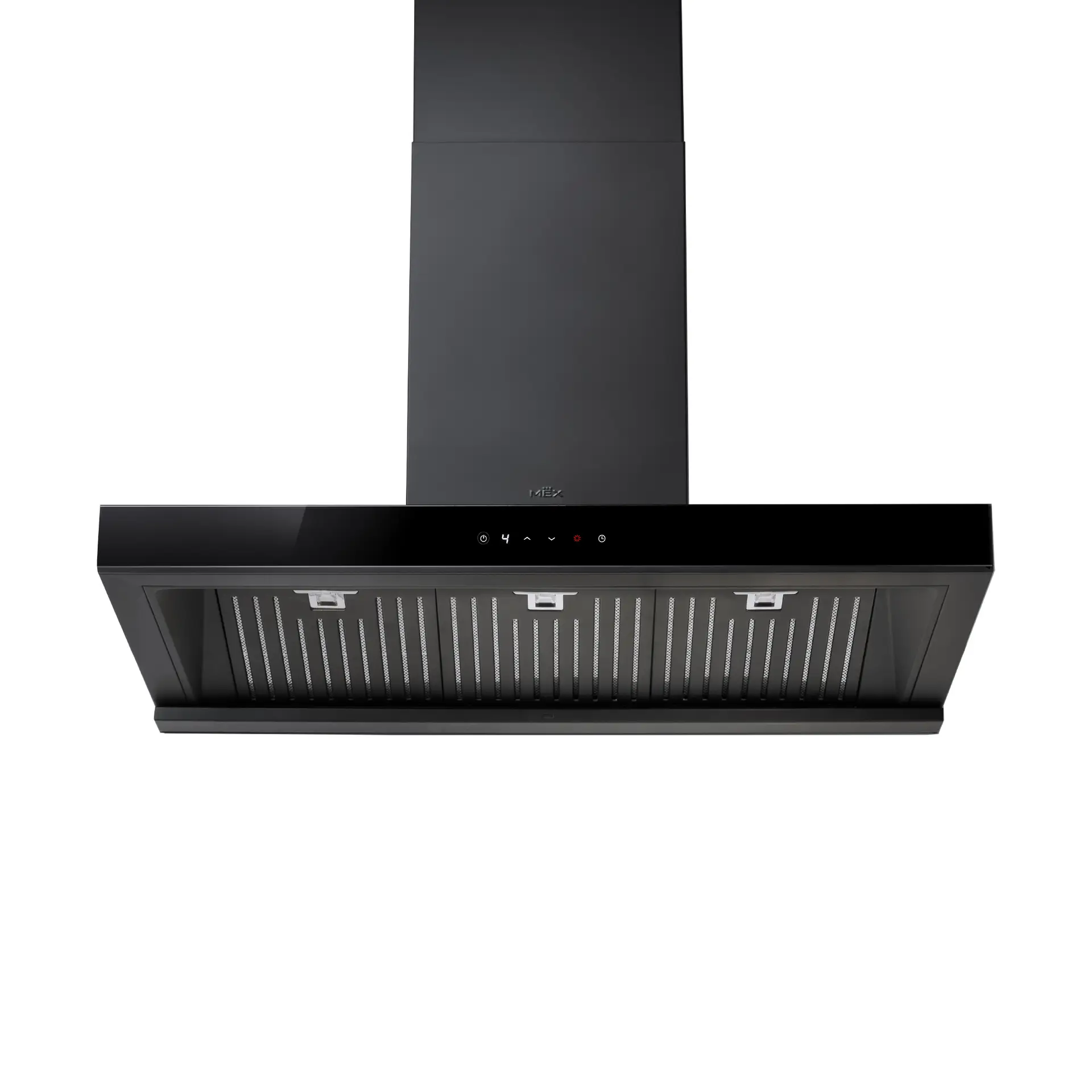 T-Shape wall mounting hood with black color MOD.K638BFB90