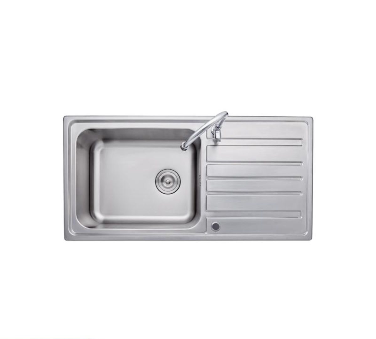 MEX SINK 1 BOWL 1 DRAINER MOD.DLS100B(S/S)