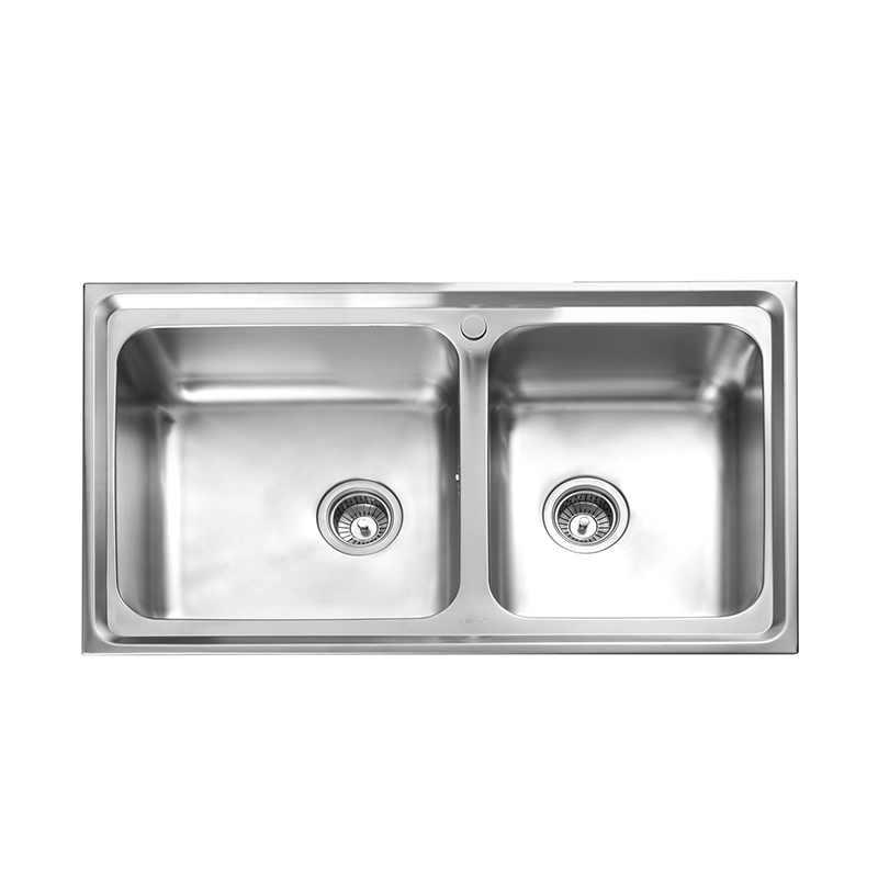 MEX INSET SINK 2 BOWLS MOD.DLS86B