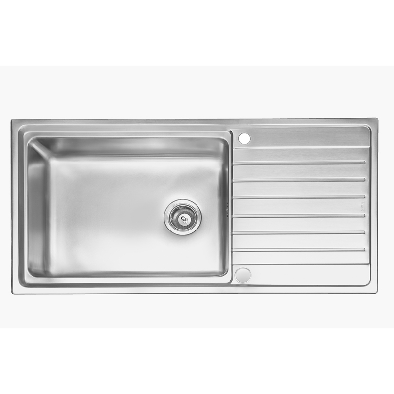 MEX INSET SINK AISI 304 STAINLESS STEEL MOD.ELB101BM