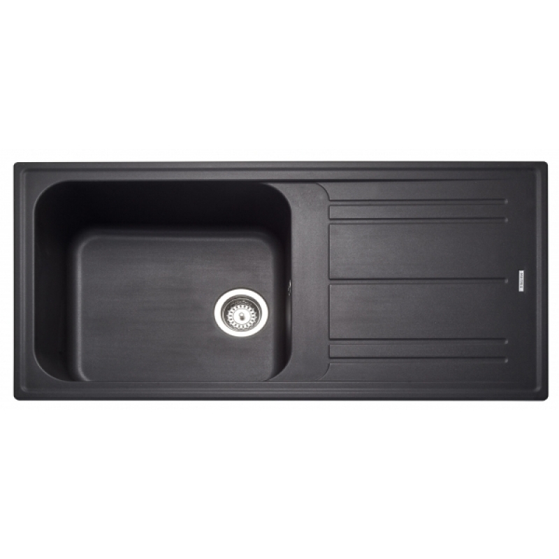 BLACK GRANITO SINK 1 BOWL 1 DRAINER MOD.MOS11BL