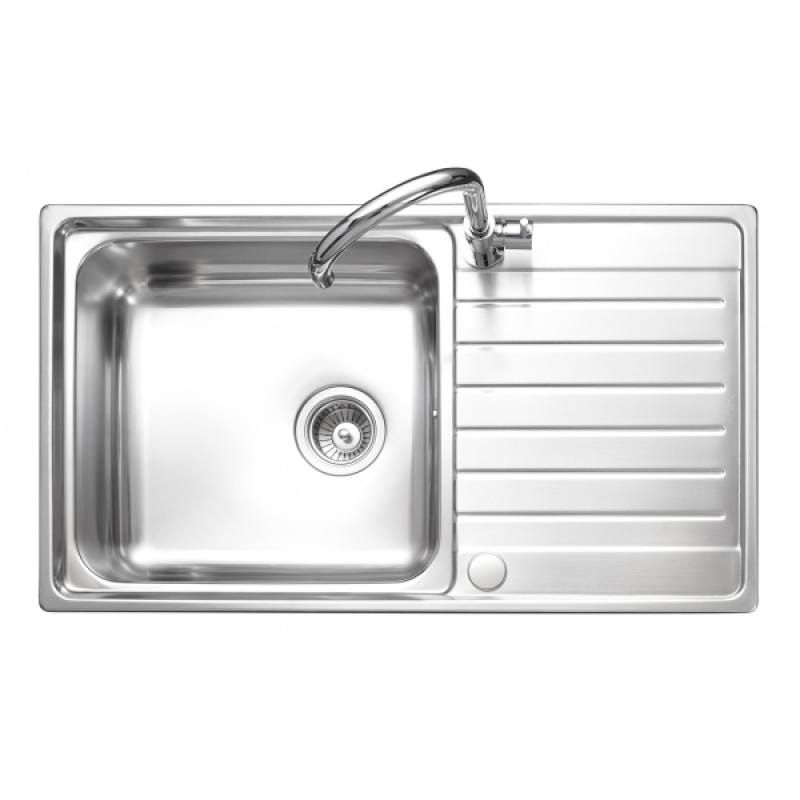 MEX SINK 1 BOWL 1 DRAINER MOD.DLS80B (S/S)