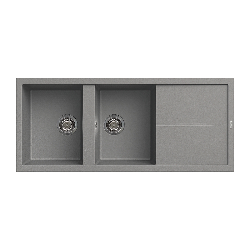 METRIX GRANITO SINK 2 BOWLS WITH DRAINER MOD.NES21CE