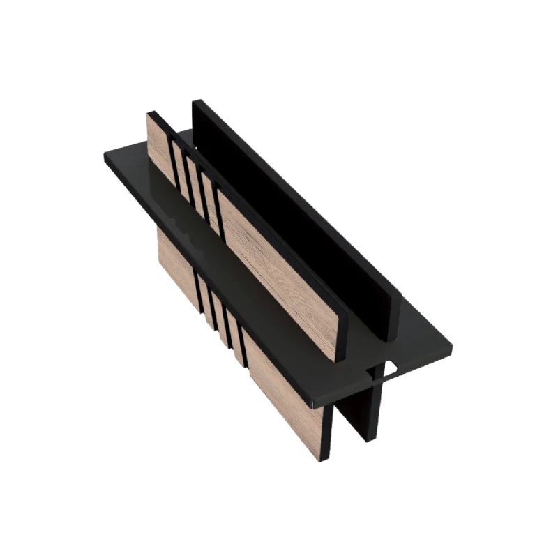 BLACK ALUMINUM RACK & CUTTING BOARD SETMOD.DIALOGO-CB-KIT2