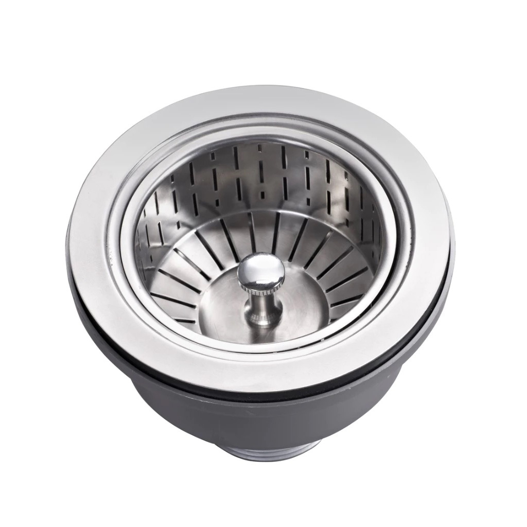BIG BASKET SINK DRAIN WITH OVERFLOW PIPE MOD.B203
