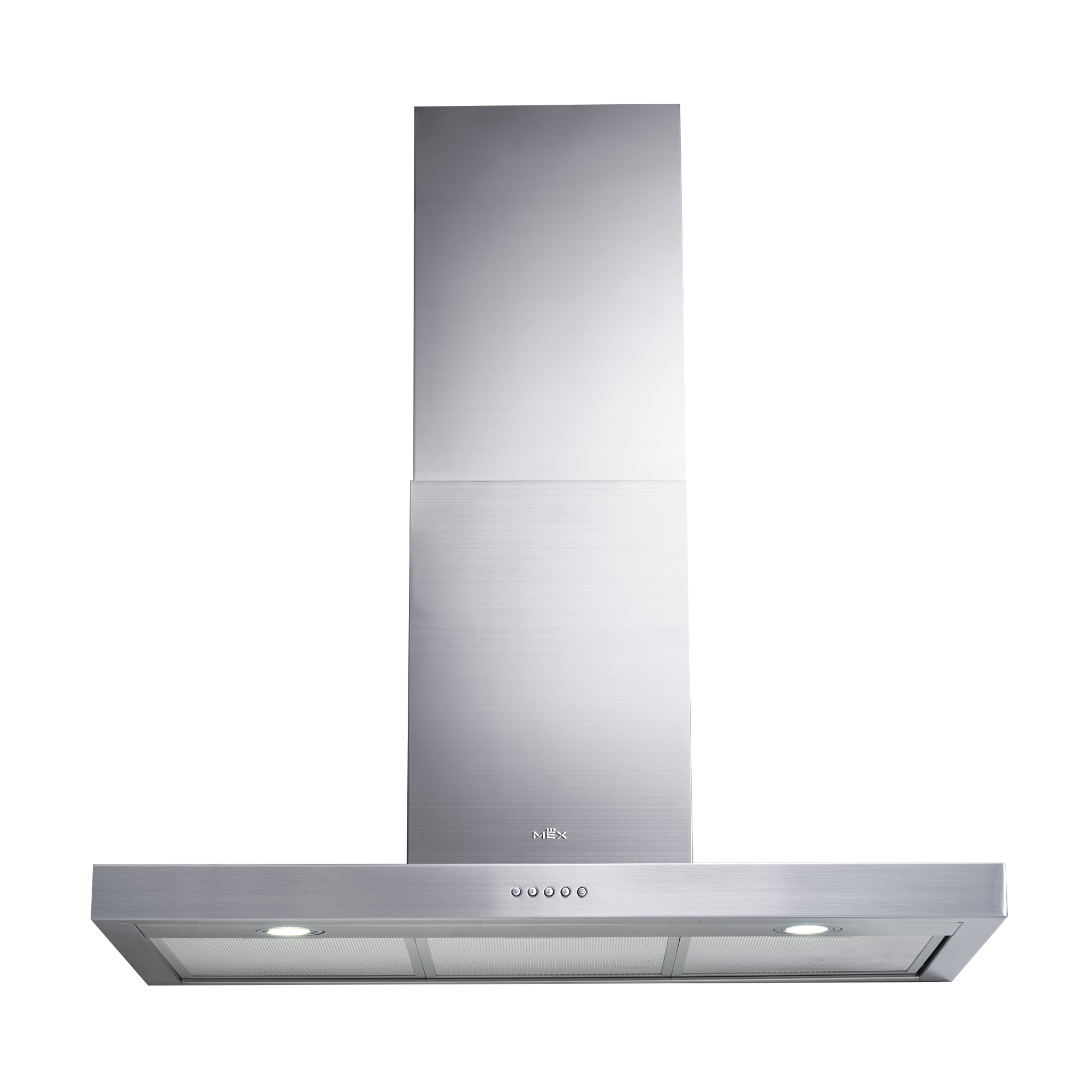 STAINLESS STEEL T-SHAPE CHIMNEY HOOD 90 CM MOD.K633X90
