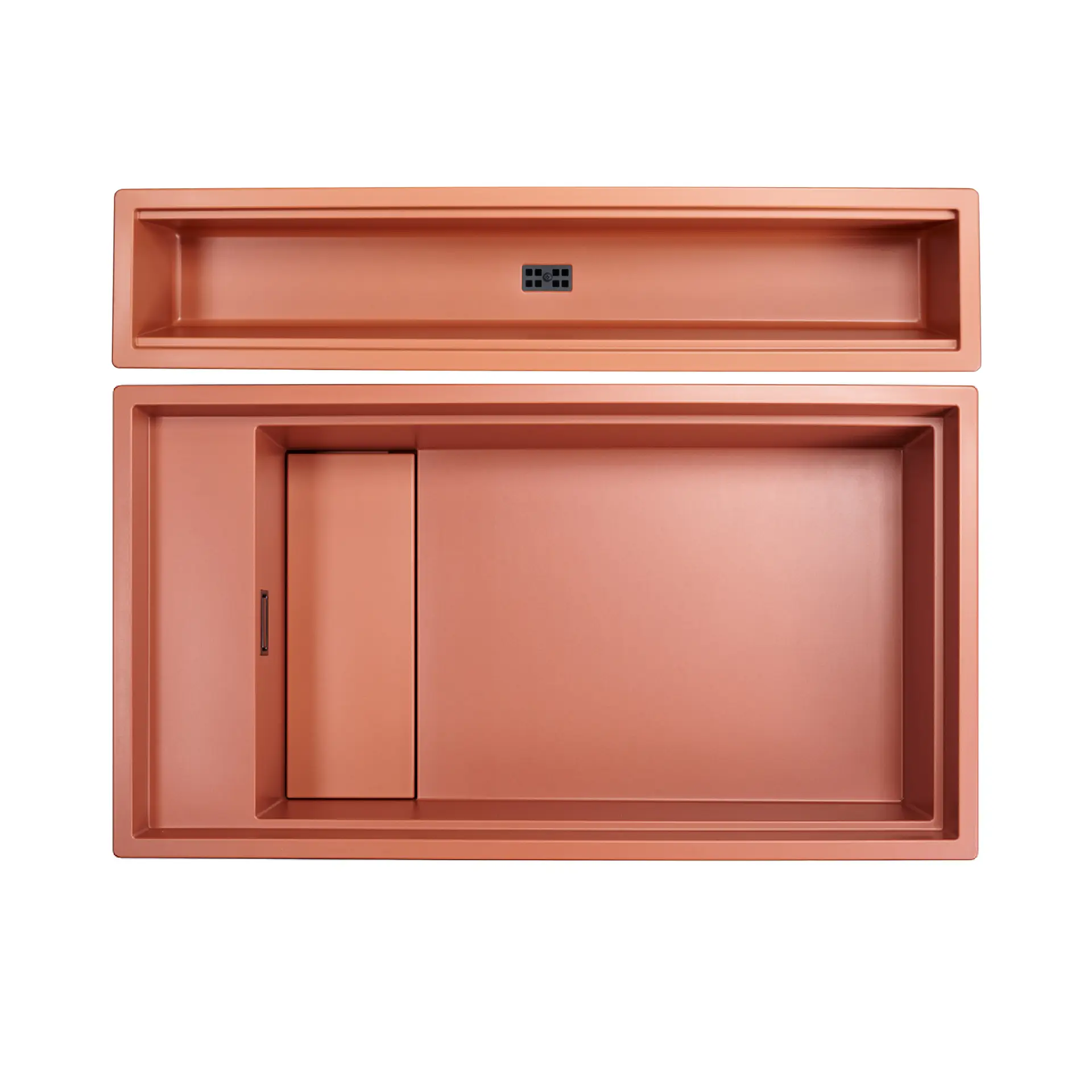 ชุดเซ็ทอ่างล้างจาน METRIX DIALOGO Kitchen Work Station สี Clay
