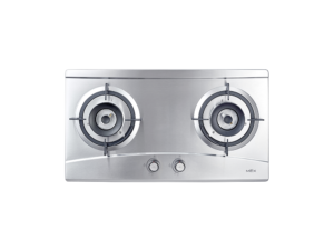 MEX Gas Hob, Stainless Base, 72 cm, 2 Burners