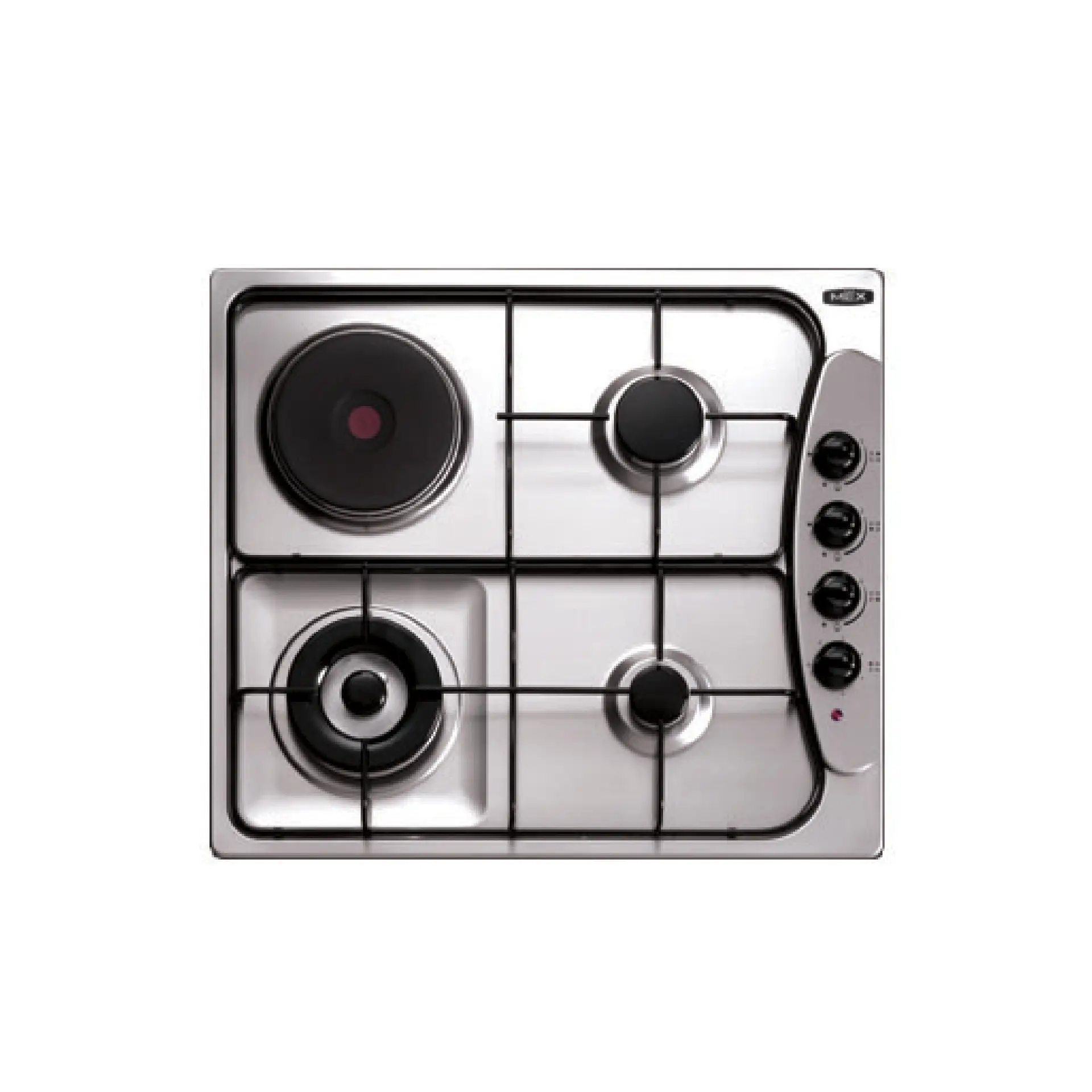 MEX Gas Hob, 60 cm, 3 Gas + 1 Electric