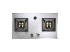 Gas Hob, SCHOTT Glass, 78 cm, 2 Burners