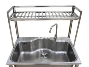 Freestanding Sink, 1 Bowl, with Stand