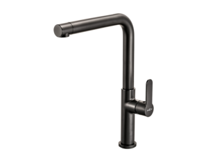 MEX Cold Water Tap, Black, 38 cm, 360° Swivel