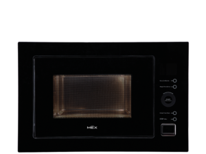 MEX Built-In Microwave, Black Glass, 25 L