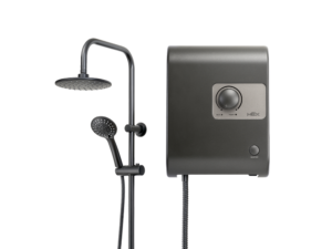 Water Heater, 6,000 W, Black, Rain Shower
