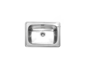 Sink, 1 Bowl, Stainless 304, 0.6 mm Thick
