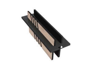 Aluminium Cutting Board Set, Black, 40.8 cm