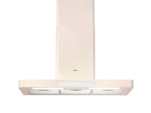 MEX Box-Shaped Chimney Hood, 90 cm, Cream