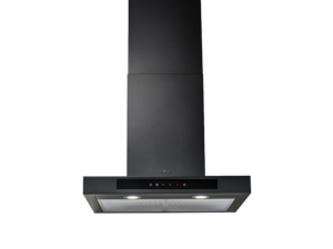 Box-Shaped Chimney Hood, Black, 60 cm