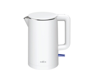 MEX KATE Cordless Kettle, Double Wall, White