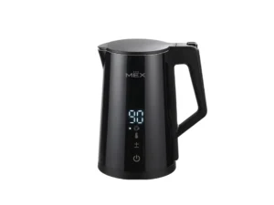 MEX KATE Kettle, Temp Select, 1.2 L, Black