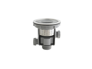 MN Sink Strainer, 4 in with Overflow Pipe