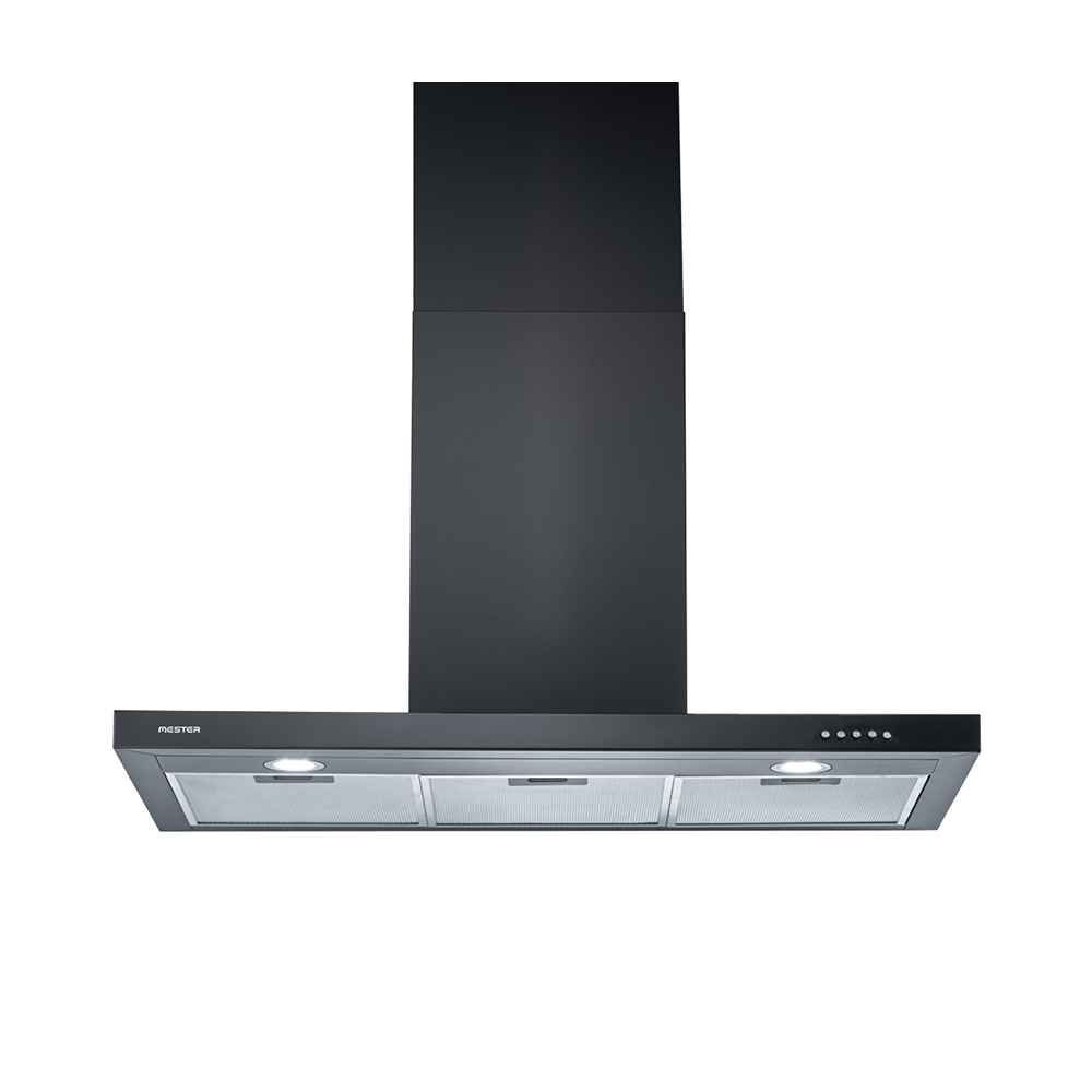 Mester Box Chimney Hood, 90 cm, Black