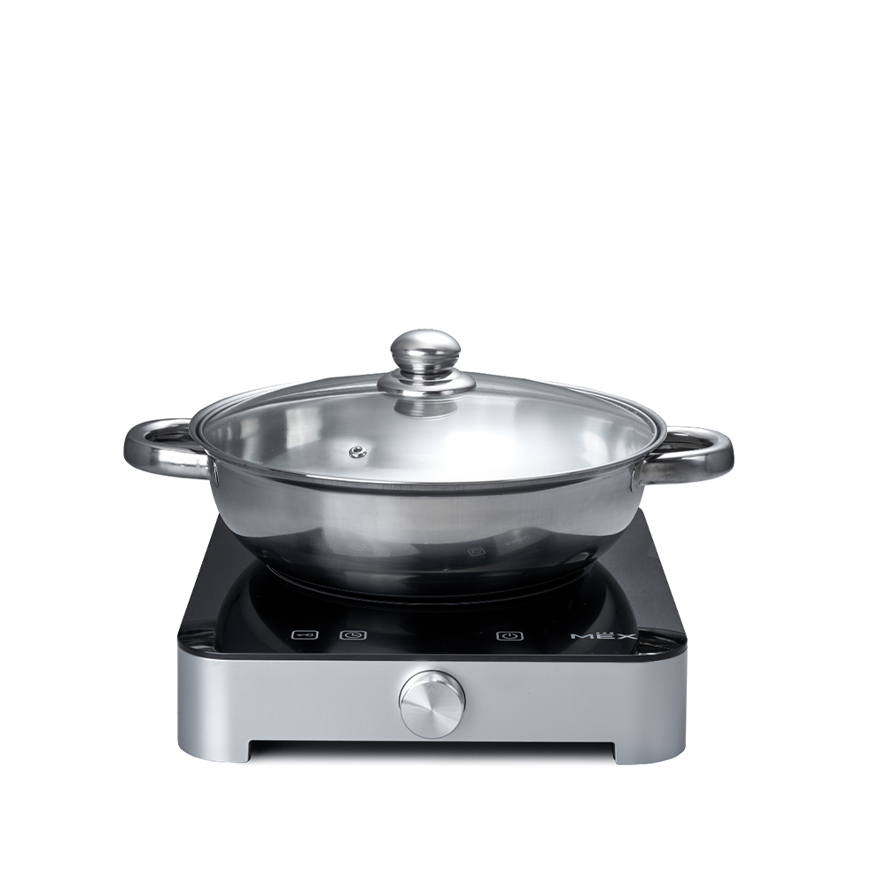 MEX PIC11S table top induction cooker, 19.6 cm zone, black glass