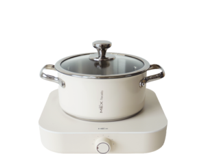 MEX Tabletop Induction Cooker, 2,100 W, Cream