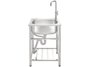 MEX Freestanding Sink, 1 Bowl, Stainless Steel, 60 cm