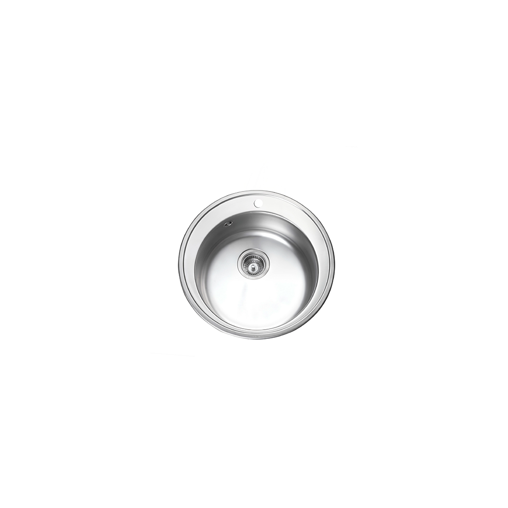 Round Single Bowl Sink, 51 cm