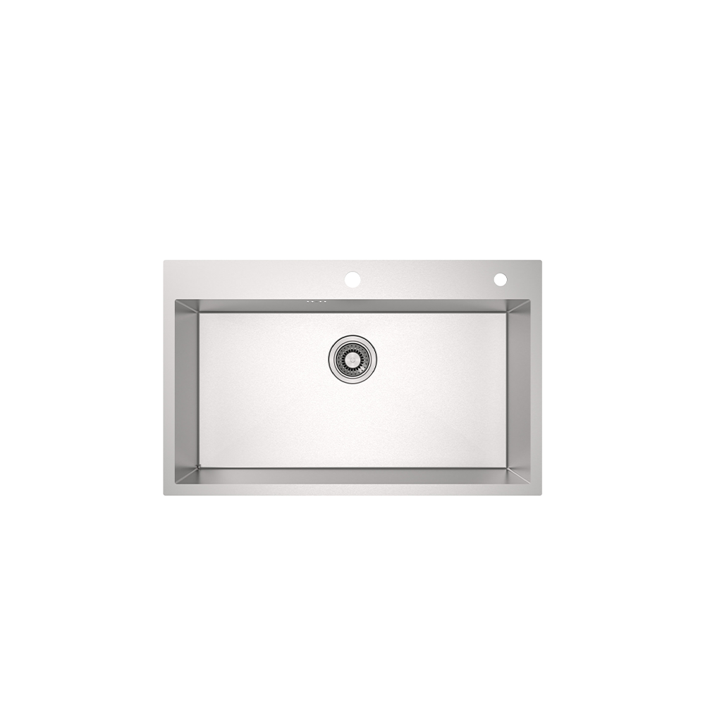 Sink, 1 Bowl, Stainless Finish, 82 cm