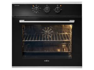 MEX Multifunction Oven, Black Glass, 60 cm