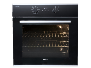 MEX Multifunction Oven, Black Glass, 60 cm