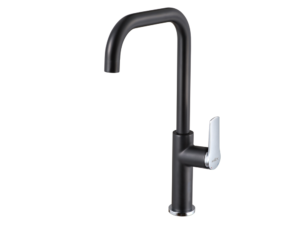 MEX Hot and Cold Water Mixer Tap, Black