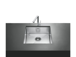 MEX Undermount Sink, 1 Bowl, Stainless Steel, 49 cm