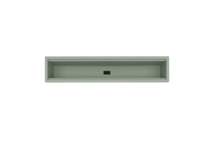 METRIX DIALOGO Granite Trough Sink, 86 cm, Sage Green