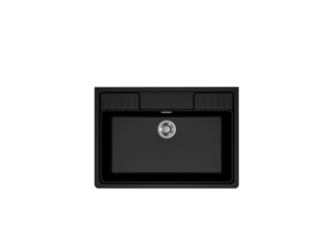 METRIX GALE Granite Sink, 1 Bowl, 90 cm, Black