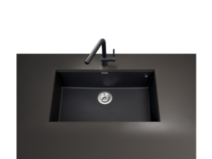 METRIX KIN Granite Sink, 1 Bowl, Undermount, 76 cm, Black