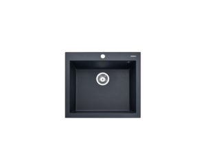 METRIX KIN Granite Sink, 1 Bowl, 57 cm, Black