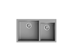 METRIX NES Granite Sink, 2 Bowls, 86 cm, Concrete