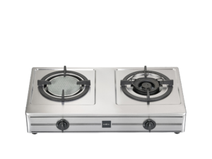MEX Table-Top Combination Cooker, Stainless Steel, 72 cm, 1 Infrared + 1 Gas Burner