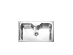 MEX SUMO Sink, 1 Extra-Deep Bowl, Stainless Steel, 80 cm