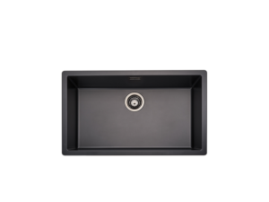 METRIX TEM100 Granite Sink, 1 Bowl, 75.6 cm, Black