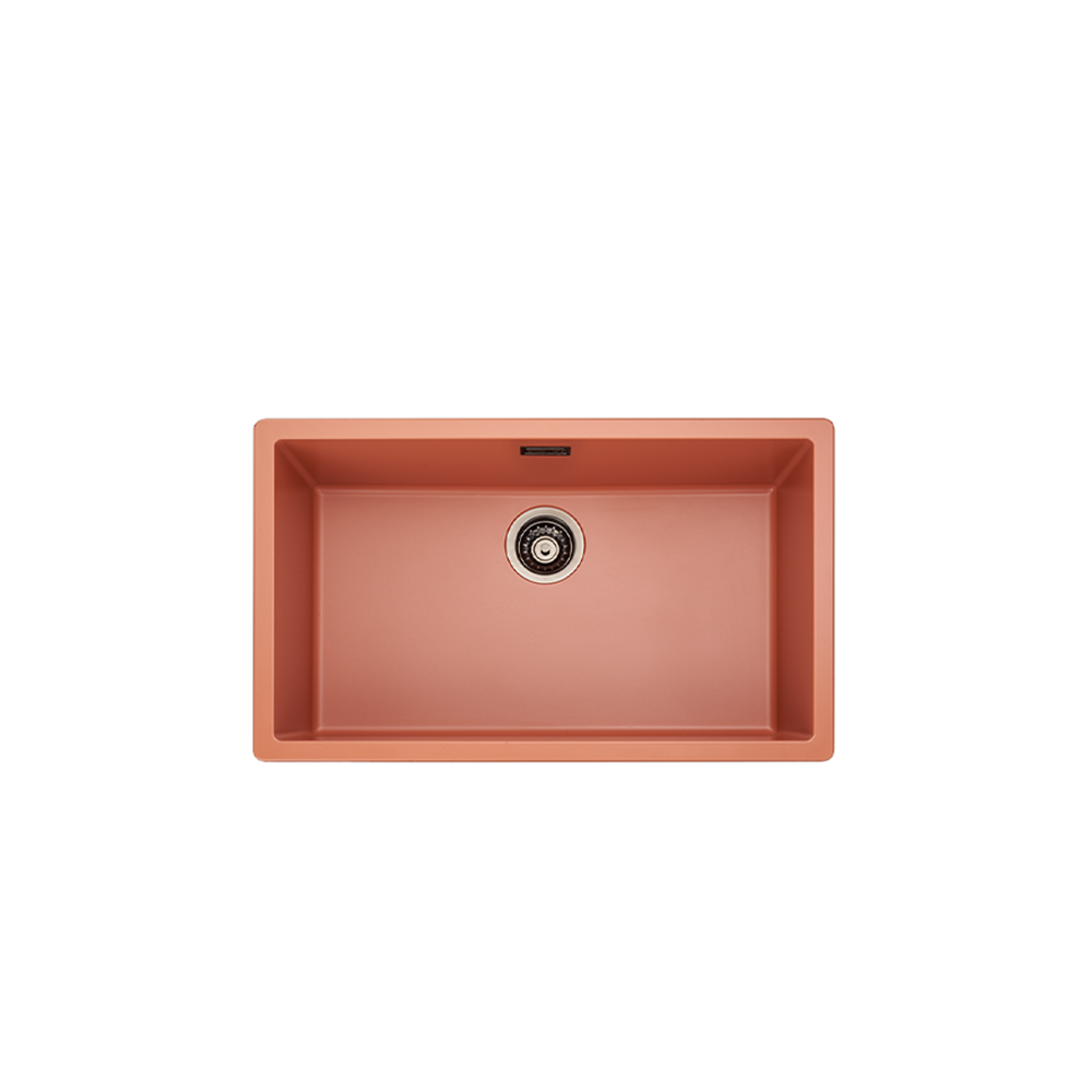 อ่างล้างจาน METRIX TEM100 1 หลุม แกรนิตสังเคราะห์ 75.6 ซม. สีดินเผา (Clay)
