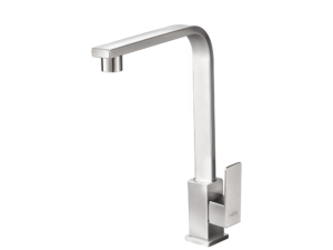 MEX Cold Water Tap, Lever, Stainless Steel, 300 mm