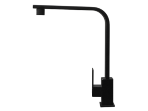 MEX Cold Water Tap, Lever, Black, 300 mm