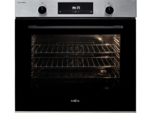 MEX Multifunction Oven, Black Glass/Stainless Steel, 60 cm, 75 L