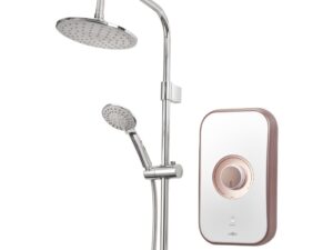 MEX CODE Water Heater, 5,100 W, Copper, with Rain Shower
