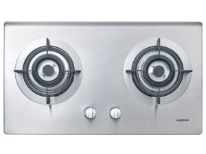 Mester Gas Hob, Stainless Steel Base, 73 cm, 2 Burners